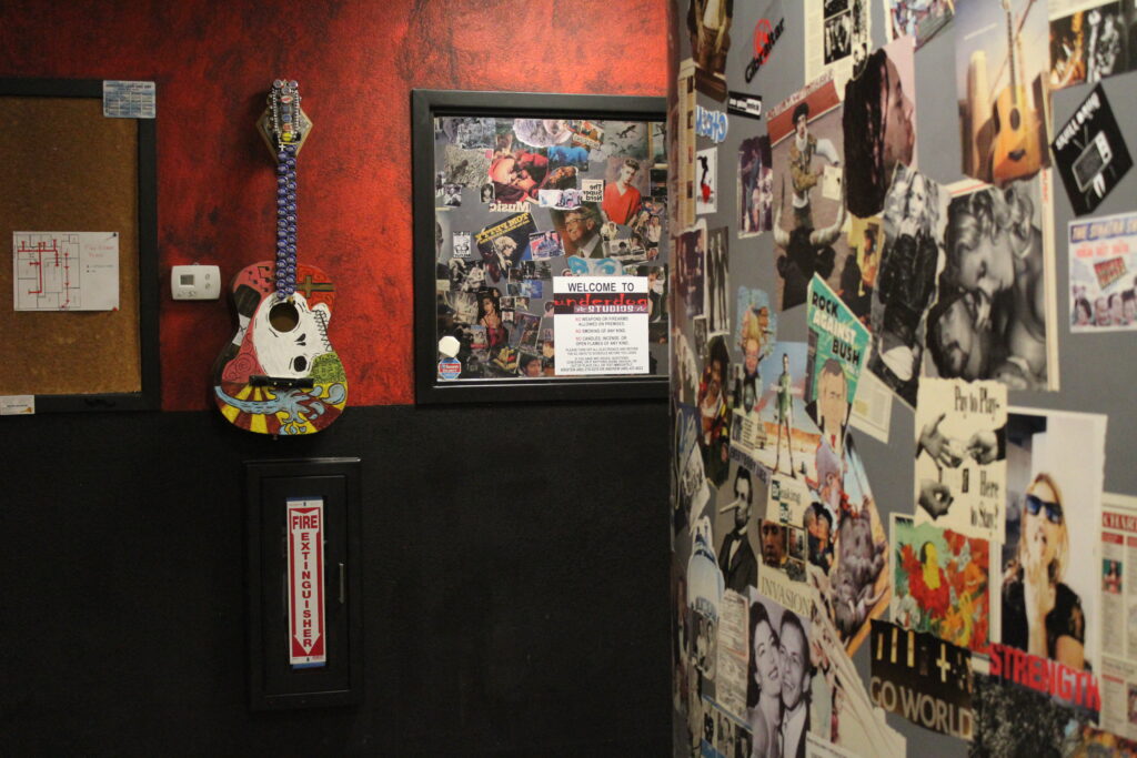 Rehearsal room at Underdog Studios